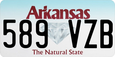 AR license plate 589VZB