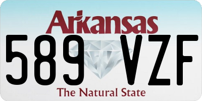 AR license plate 589VZF