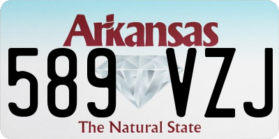 AR license plate 589VZJ