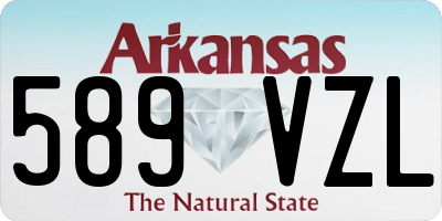 AR license plate 589VZL