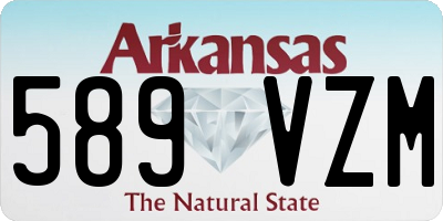 AR license plate 589VZM