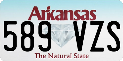 AR license plate 589VZS