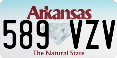 AR license plate 589VZV