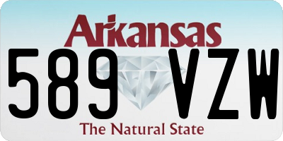 AR license plate 589VZW