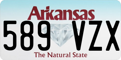 AR license plate 589VZX