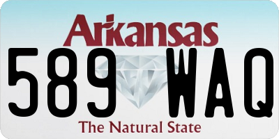 AR license plate 589WAQ
