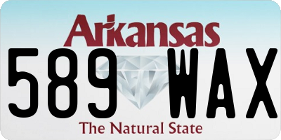 AR license plate 589WAX