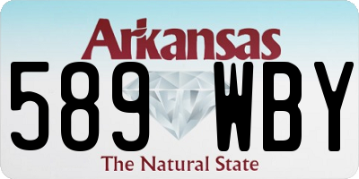 AR license plate 589WBY