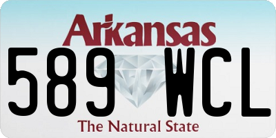 AR license plate 589WCL