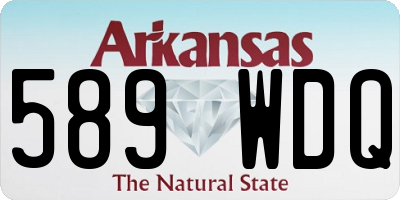 AR license plate 589WDQ