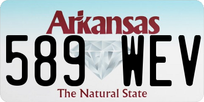 AR license plate 589WEV