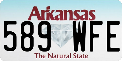 AR license plate 589WFE