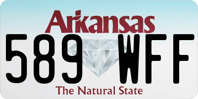 AR license plate 589WFF
