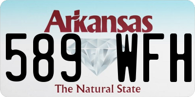 AR license plate 589WFH