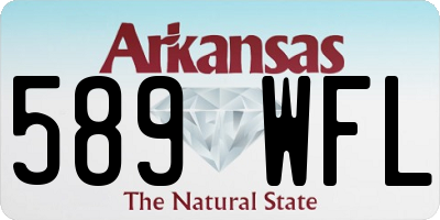 AR license plate 589WFL