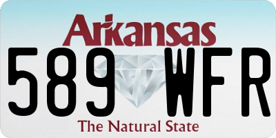 AR license plate 589WFR