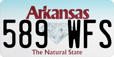 AR license plate 589WFS
