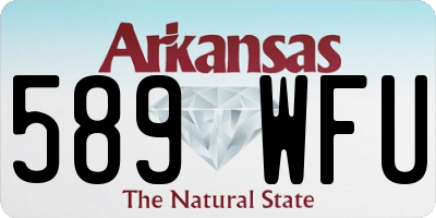 AR license plate 589WFU