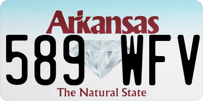 AR license plate 589WFV