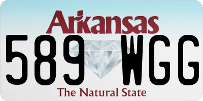AR license plate 589WGG