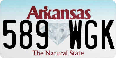 AR license plate 589WGK