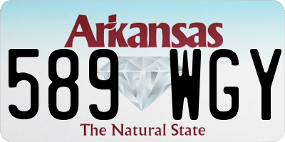 AR license plate 589WGY