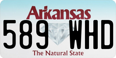 AR license plate 589WHD