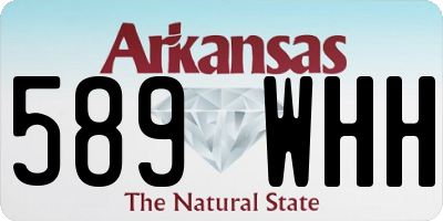 AR license plate 589WHH