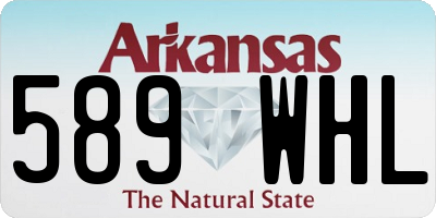 AR license plate 589WHL