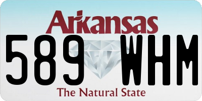AR license plate 589WHM