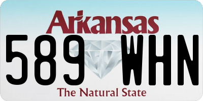 AR license plate 589WHN