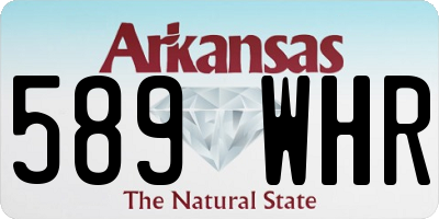 AR license plate 589WHR