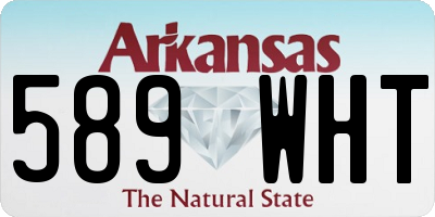 AR license plate 589WHT