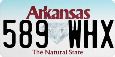 AR license plate 589WHX