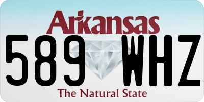AR license plate 589WHZ