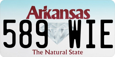AR license plate 589WIE