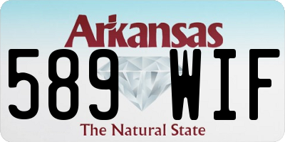 AR license plate 589WIF
