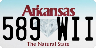 AR license plate 589WII