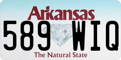AR license plate 589WIQ