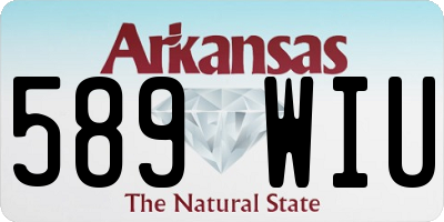 AR license plate 589WIU