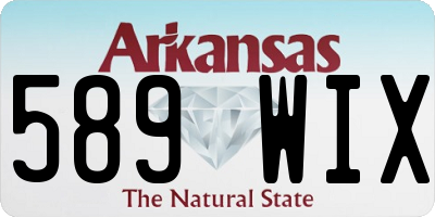 AR license plate 589WIX