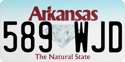 AR license plate 589WJD