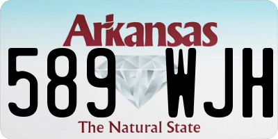 AR license plate 589WJH