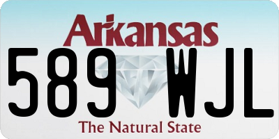 AR license plate 589WJL