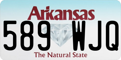 AR license plate 589WJQ