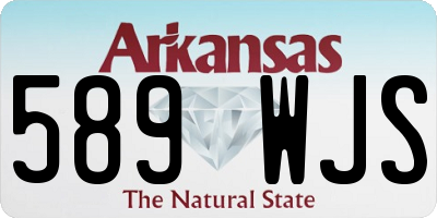 AR license plate 589WJS