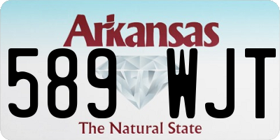 AR license plate 589WJT