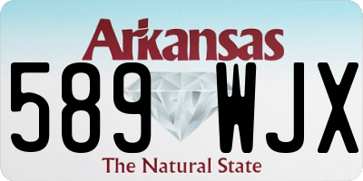 AR license plate 589WJX