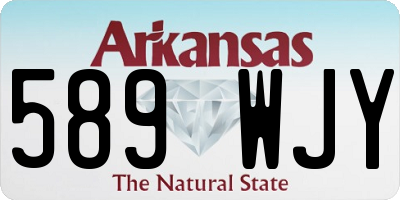 AR license plate 589WJY