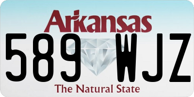 AR license plate 589WJZ
